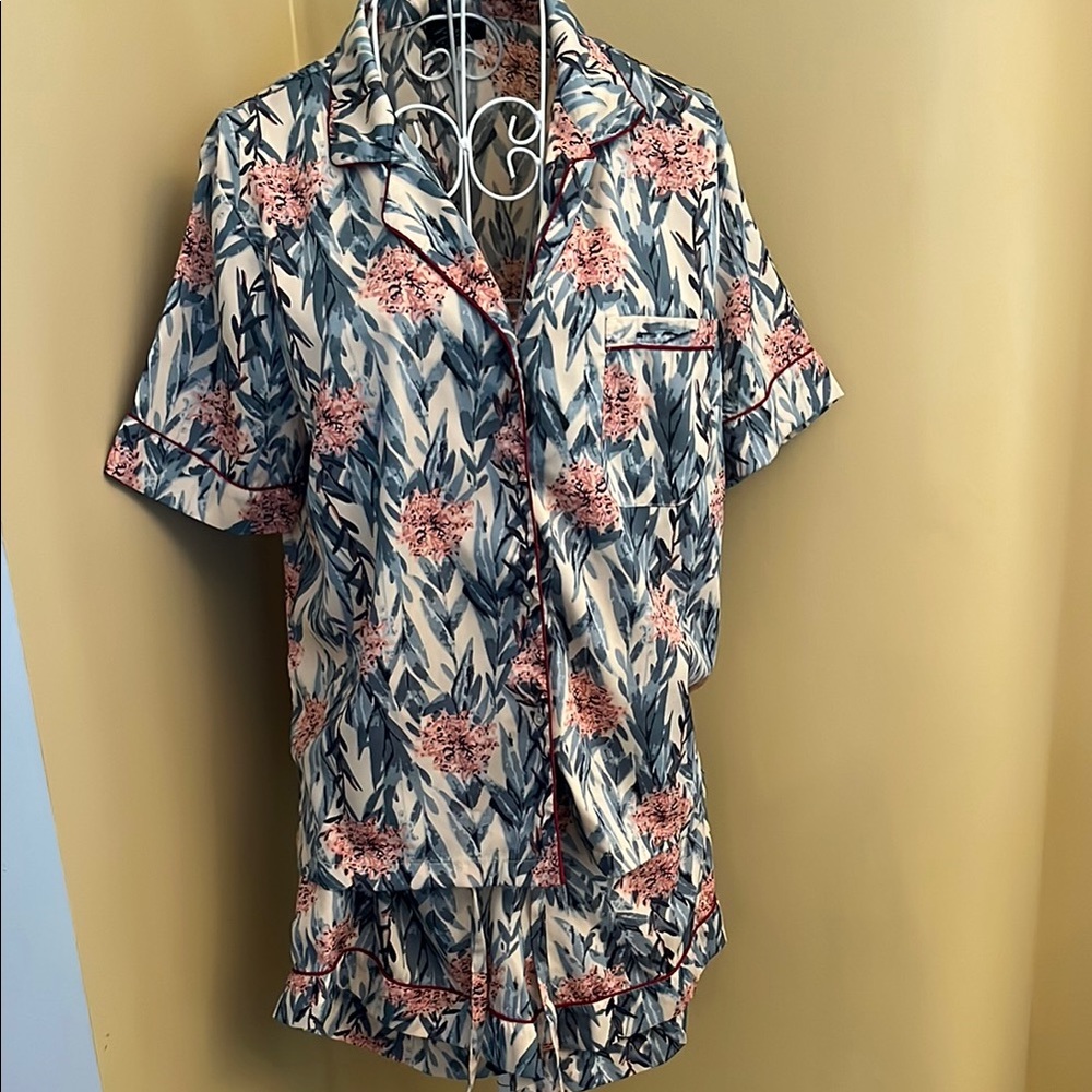 Floral Print Pajama Set